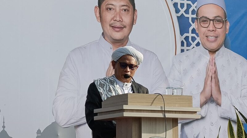 Rais Syuriah PCNU HST Jadi Khatib Sholat Idul Adha di Lapangan Dwi Warna HST