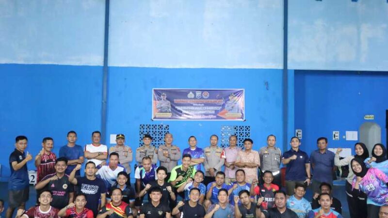 Meriahkan Hari Bhayangkara ke-79, Polres HST Gelar Turnamen Badminton Kapolres Cup