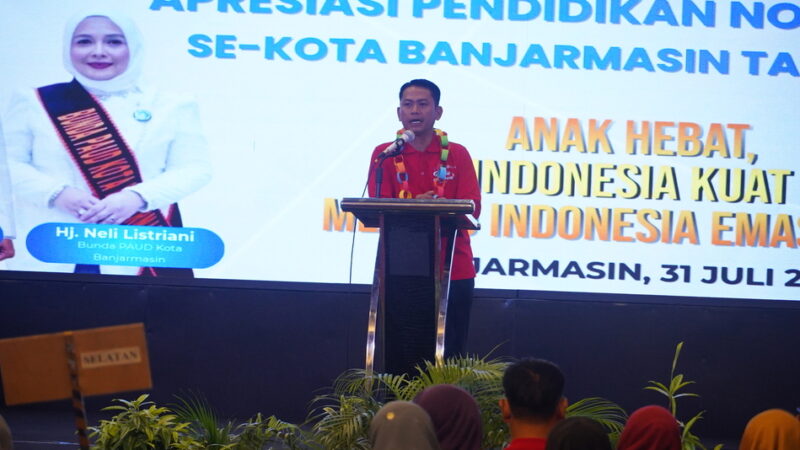Ajang Kreativitas Anak PAUD 2025, Pemkot Banjarmasin Dukung Tumbuh Kembang Generasi Emas
