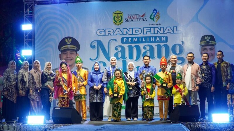 Grand Final Pemilihan Nanang Galuh Cilik Banjarmasin 2025 Berlangsung Meriah