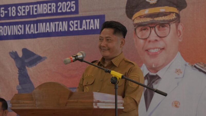 Bupati HST Hadiri Sosialisasi Implementasi Transaksi Non Tunai Pemerintah Desa se-Kabupaten