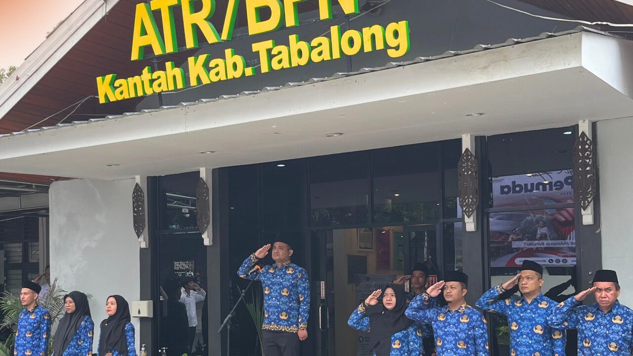 Kantor Pertanahan Tabalong Gelar Apel Peringatan Hari Sumpah Pemuda ke-97 dengan Semangat Kebersamaan