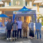 Bupati HST Bersama Bank Kalsel Serahkan 66 Tenda dan 24 Gerobak Dagang untuk PKL Lapangan Dwi Warna