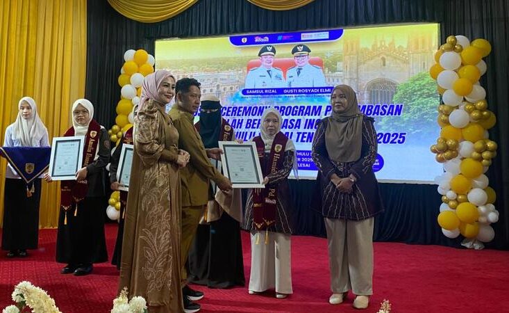 SBI 2025 Ditutup, Bupati HST: Kita Selangkah Lebih Maju, 75 Guru Bahasa Inggris Berstandar Internasional