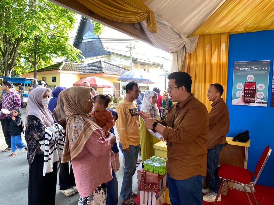 Kantor Pertanahan HST Buka Stan Pelayanan Informasi Pertanahan di Expo HST 2025