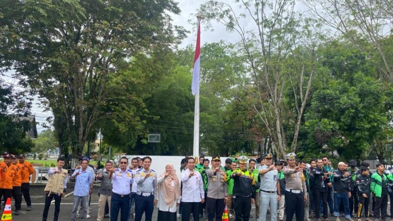 Ditlantas Polda Kalsel Gelar kampanye Safety Riding, Ajak Pelajar dan Ojol Jadi Pelopor Keselamatan