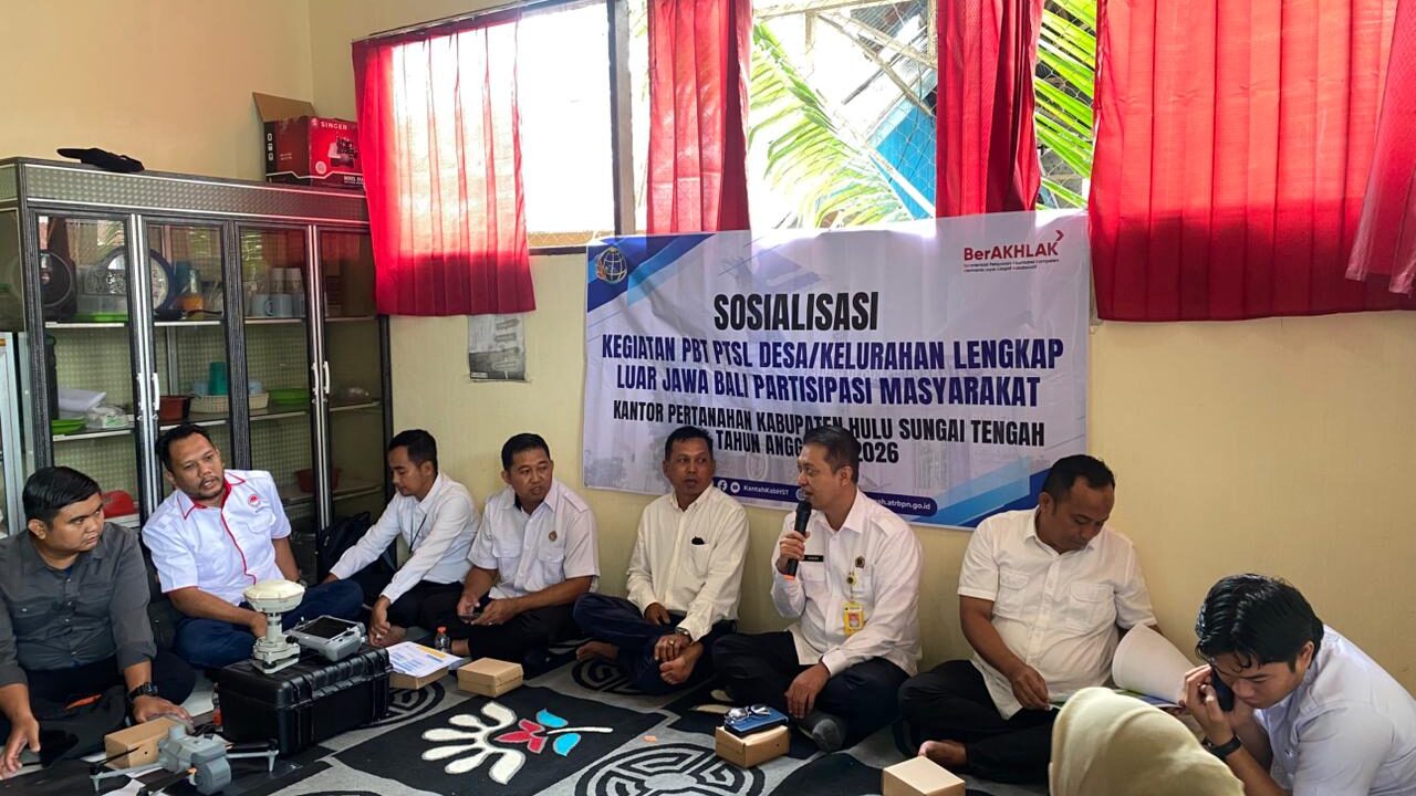 Tingkatkan Pemahaman Masyarakat, Penyuluhan PBT PTSL Digelar di Desa Tabudarat Hilir