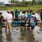 Dinas Perikanan HST  Tindak Destructive Fishing di Perairan Desa Tabat, 3 Perahu Dan 30 Kg Diamankan