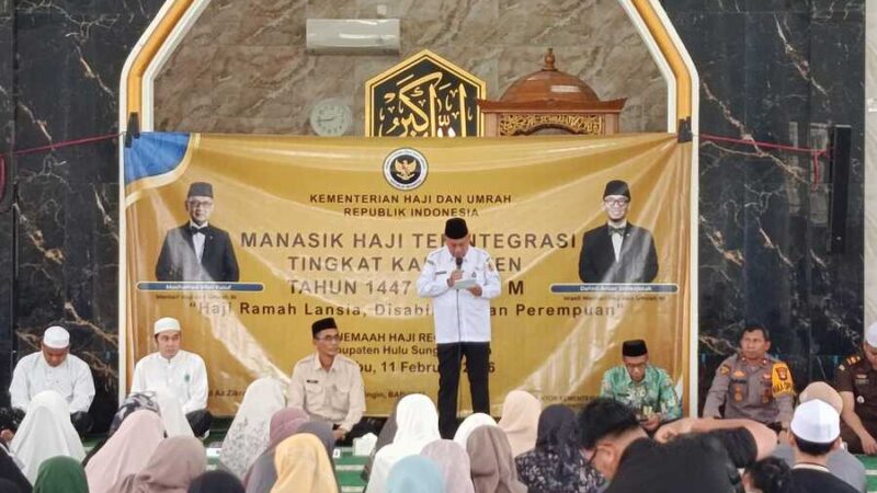 Pemkab HST Buka Manasik Haji 2026, Tekankan Persiapan 332 Jemaah Menuju Haji Mabrur