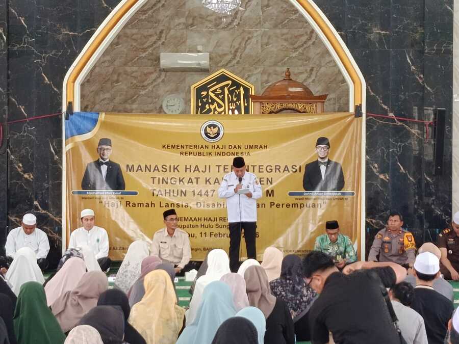 Pemkab HST Buka Manasik Haji 2026, Tekankan Persiapan 332 Jemaah Menuju Haji Mabrur