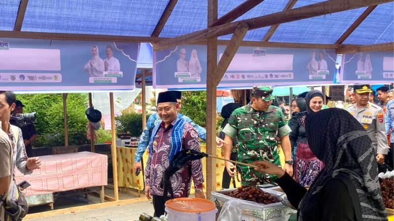 Bupati HST Buka Pasar Ramadhan, 35 UMKM di Pasar Ramadhan Sediakan Ragam Menu Buka Puasa