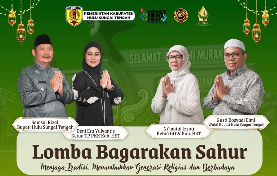 Segera Daftar! Pemkab HST Gelar Lomba Bagarakan Sahur, Disporabudparekraf Ajak Masyarakat Lestarikan Tradisi Lama