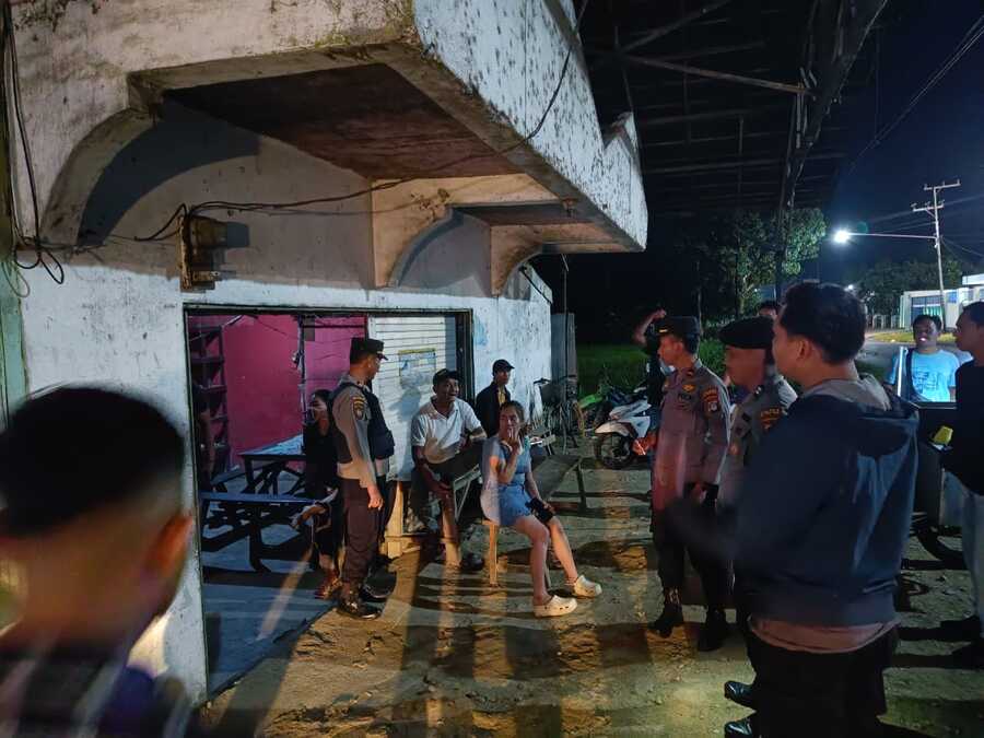 Patroli Malam Ramadan, Polres HST Sasar Titik Rawan Kamtibmas