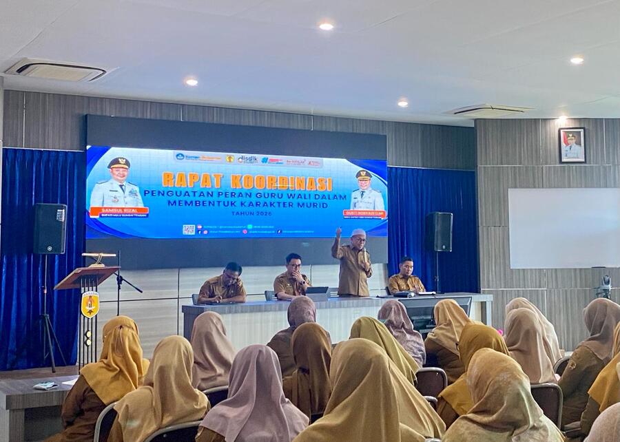 Pemkab HST Adakan Rakor Penguatan Guru Wali, 114 Guru Ikuti Kegiatan