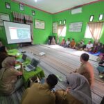 Kantor Pertanahan Kabupaten Hulu Sungai Tengah Laksanakan Penyuluhan PTSL di Desa Abung, Kecamatan Limpasu