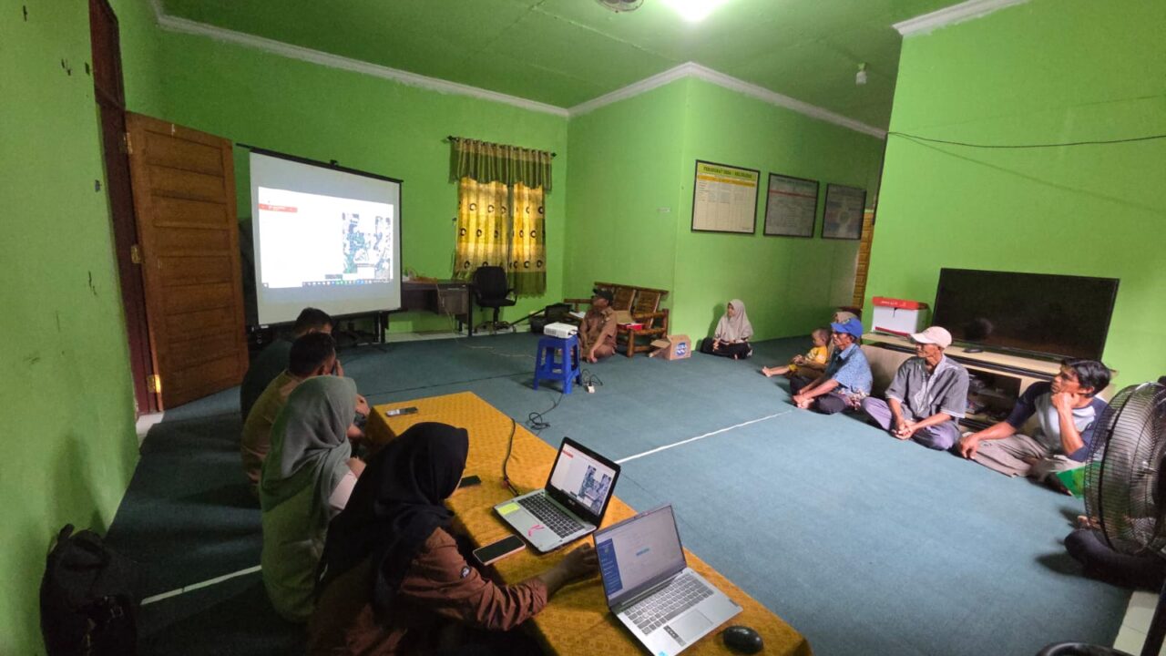 Kantor Pertanahan Kabupaten Hulu Sungai Tengah Laksanakan Penyuluhan PTSL di Desa Abung Surapati, Kecamatan Limpasu