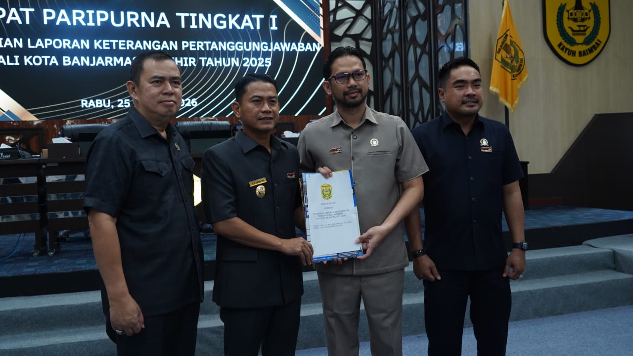 Wali Kota Banjarmasin Sampaikan LKPJ Akhir TA. 2025, Dorong Sinergi yang Lebih Masif di Tahun 2026