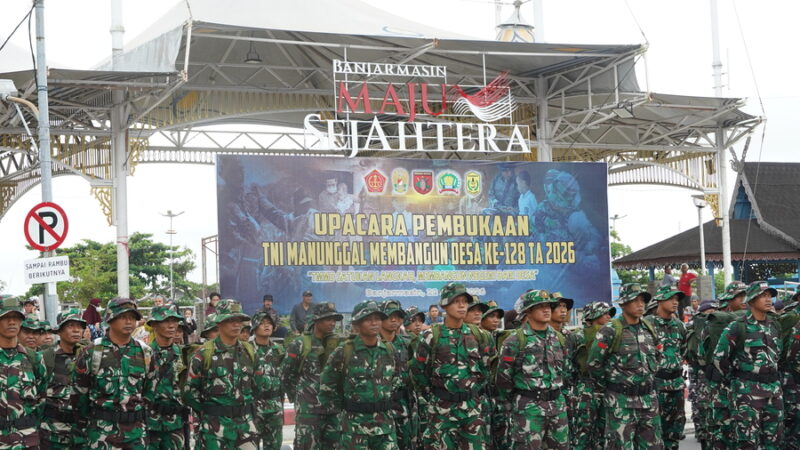 TMMD Ke-128 Bangun Momentum Kolaborasi Lintas Sektor
