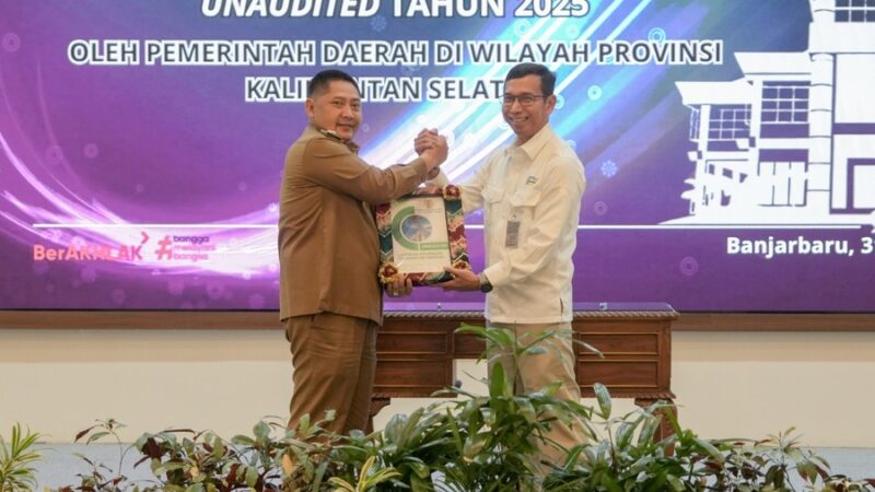 Bupati HST Antar LKPD 2025 ke BPK, Komitmen Keuangan Transparan