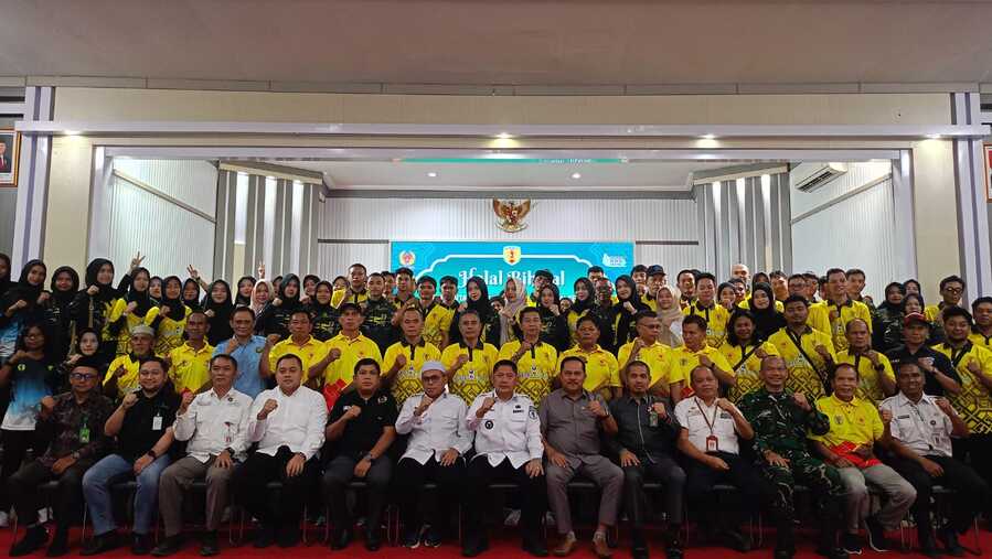 Pemkab HST Halal Bihalal Bersama Atlet Porprov 2025, Tekankan Pembinaan dan Evaluasi