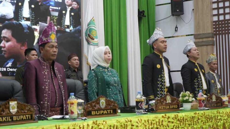 Sambut Hari Jadi Balangan Ke-23, DPRD Balangan Gelar Rapat Paripurna Berbalut Budaya