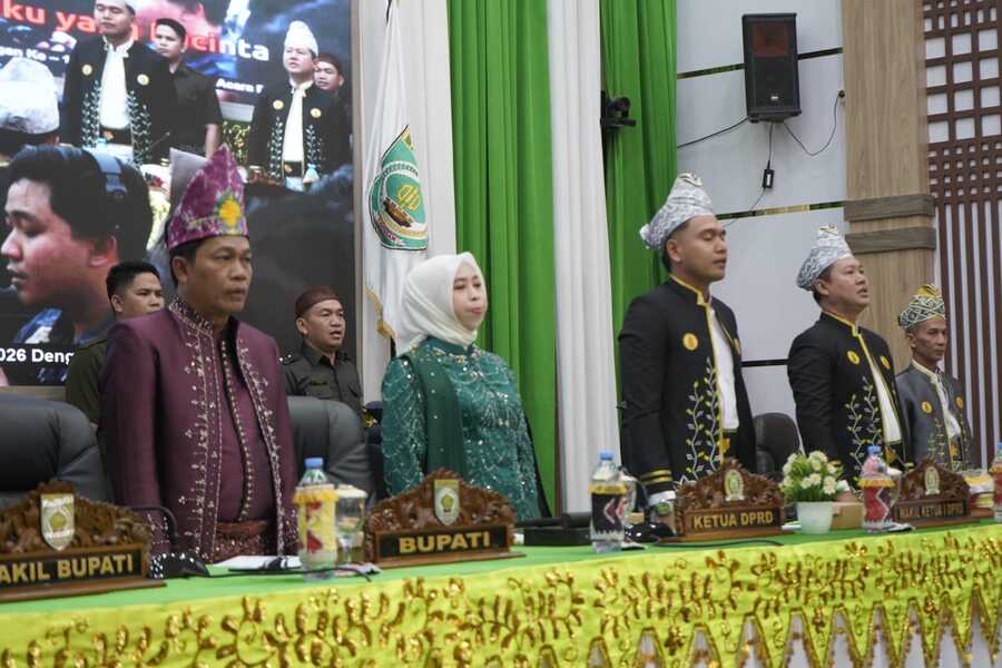 Sambut Hari Jadi Balangan Ke-23, DPRD Balangan Gelar Rapat Paripurna Berbalut Budaya