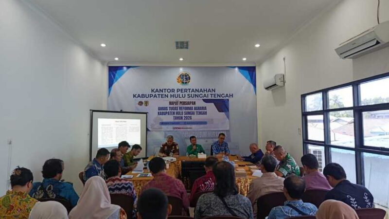 Pemkab HST Bidik Penyelesaian Sengketa Lahan, Bentuk Gugus Tugas Reforma Agraria