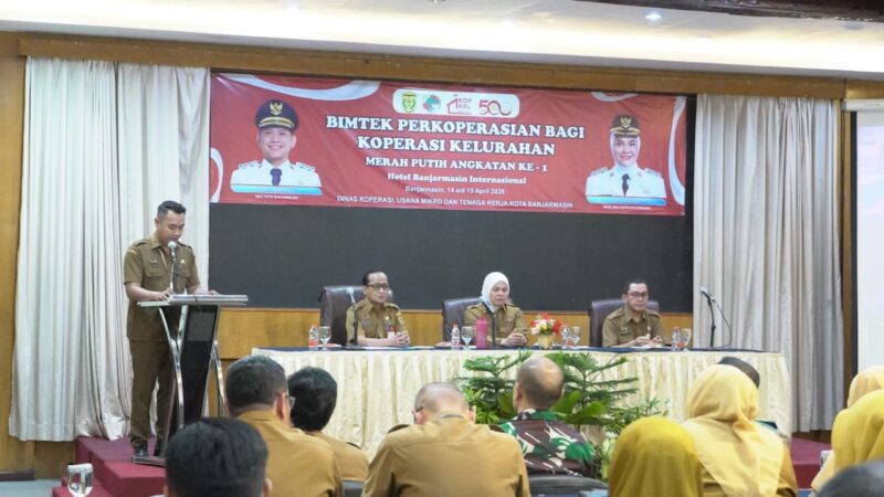 Koperasi Kelurahan Merah Putih di Banjarmasin Terus Tingkatkan Kapasitas