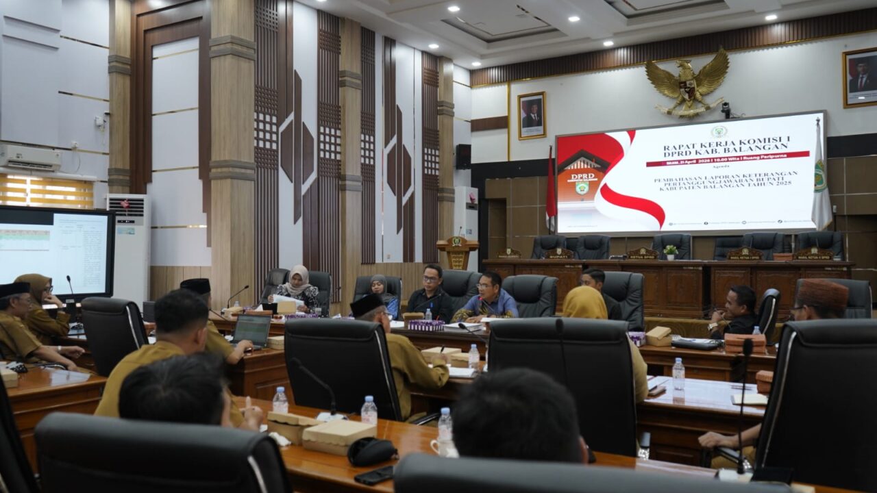 Komisi I DPRD Balangan Bahas LKPJ 2025 Bersama SKPD, Soroti Kinerja dan Pelayanan Publik