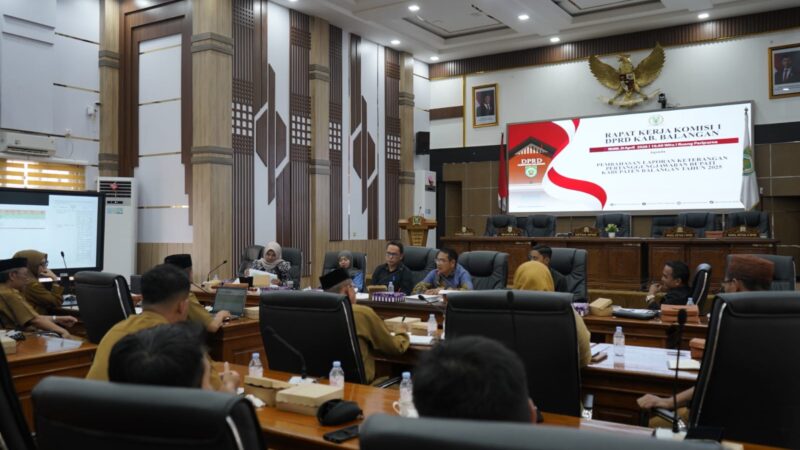 Komisi I DPRD Balangan Bahas LKPJ 2025 Bersama SKPD, Soroti Kinerja dan Pelayanan Publik