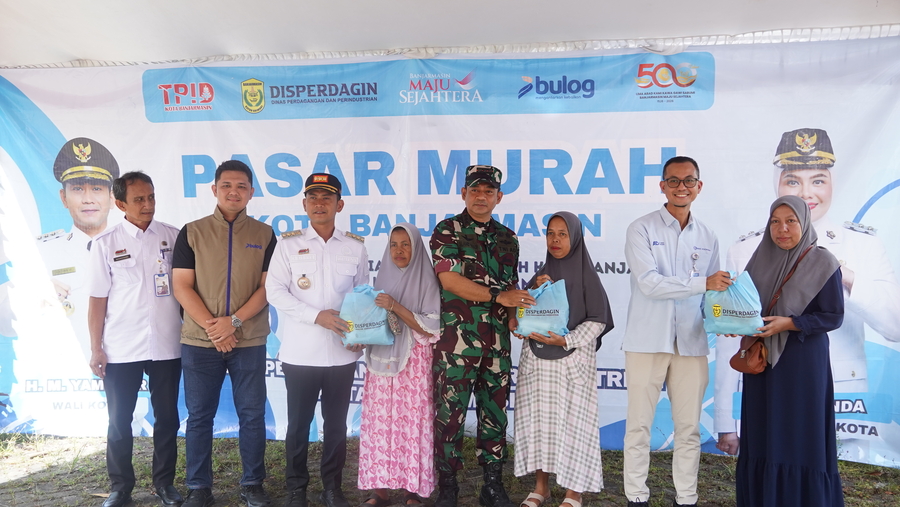 Warga Akui Pasar Murah Banjarmasin Sangat Membantu