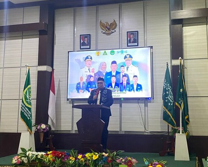 Pemkab HST Hadiri Pelantikan IPNU IPPNU HST, Harapkan Jadi Wadah Pelajar Yang Inovatif