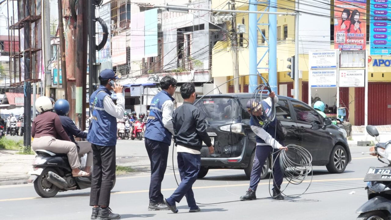 Wali Kota Yamin Instruksikan Penataan Kabel, Pemko Fokus Keselamatan dan Tata Kota