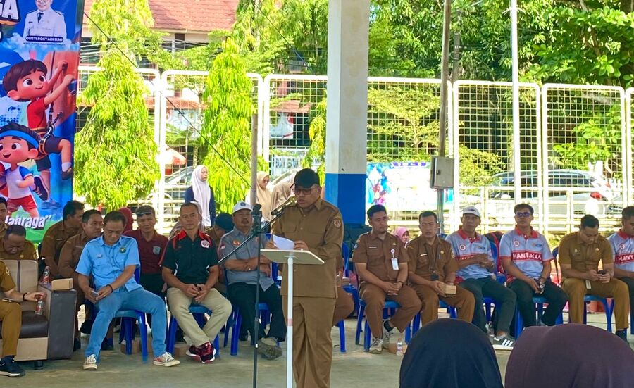 Pemkab HST Buka O2SN 2026, 231 Pelajar Siap Bertarung di Lima Cabang Olahraga