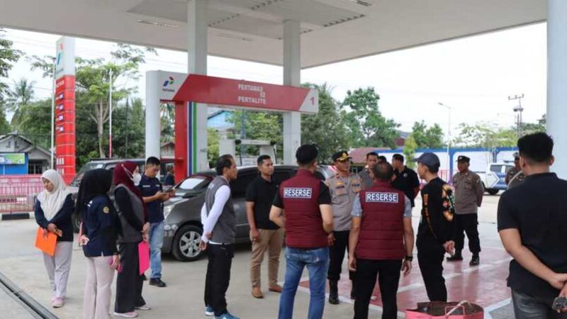 Cegah Maraknya Penyalahgunaan, Polres HST Monitoring Distribusi Bio Solar di Tiga SPBU