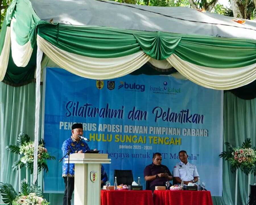 APDESI HST Periode 2025–2030 Dilantik, Bupati HST Ajak APDESI Bersinergi Majukan Desa