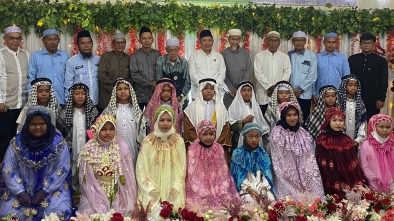 Bupati Samsul Rizal Hadiri Khataman Al-Qur’an di Desa Bakapas, 17 Santri TPA Da’watul Khair Lantunkan Ayat Suci