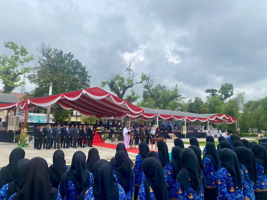 124 ASN Resmi Dilantik, Bupati Samsul Rizal: ASN Harus Siap Melayani Masyarakat dan Menjaga Etika