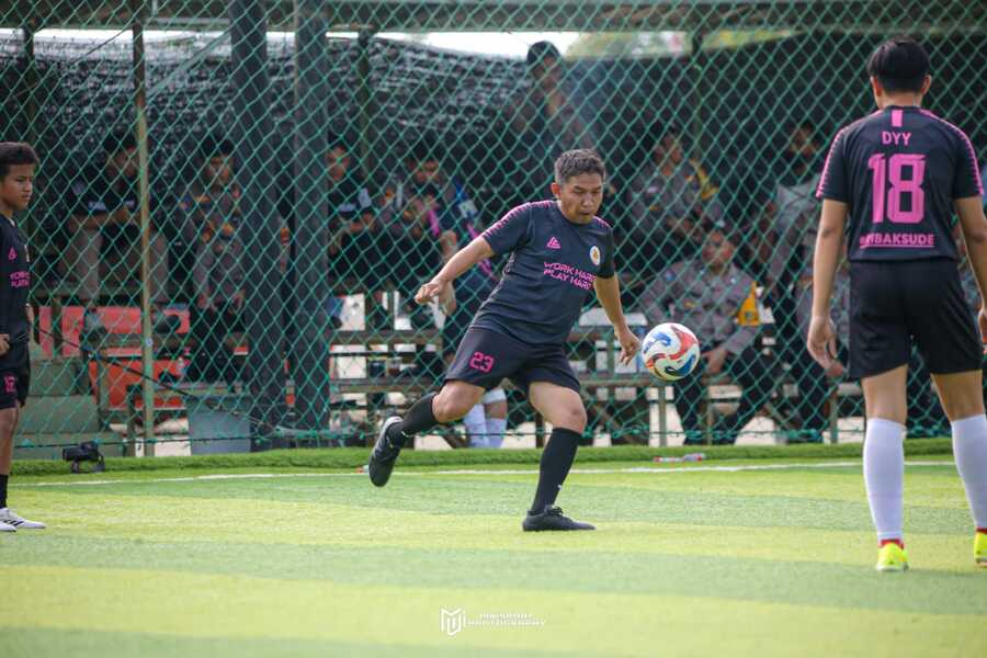 Kapolres HST Pimpin Tim Gabungan Sie Menuju Gelar Juara Mini Soccer Cup