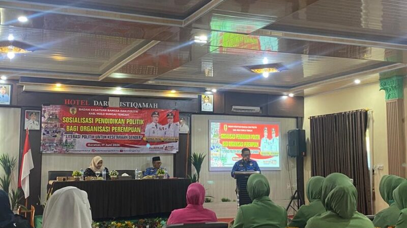 Bangun Demokrasi yang Sehat, Pemkab HST Tingkatkan Kapasitas Politik Perempuan Lewat 80 Perwakilan Organisasi Perempuan