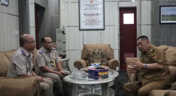 Kantor Pertanahan Kabupaten Hulu Sungai Tengah Perkuat Sinergi dengan Pemerintah Daerah Melalui Koordinasi Bersama Bupati HST
