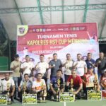 Riska-Anjar dan Rudi Aspian-H Said Tampil Sebagai Juara di Turnamen Tenis Kapolres HST Cup 2026