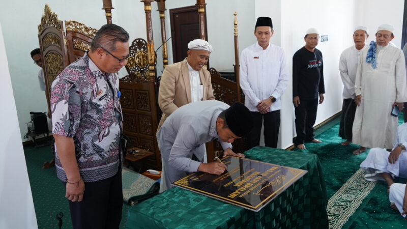 Resmikan Masjid Jami Ba’alawi Mahatama, Yamin Harap Jadi Pusat Ibadah, Pendidikan, dan Pemberdayaan Masyarakat