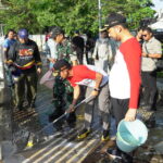 Pimpin Gotong Royong di Siring Tendean dan Nol Kilometer, Yamin Ajak Warga Jaga Ikon Wisata Kota