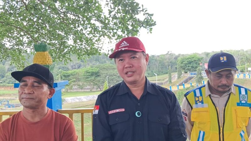 Wakil Ketua II DPRD Balangan Tinjau Langsung Bendungan, BWS Kalimantan III Normalisasi Sungai di Kawasan Pitap