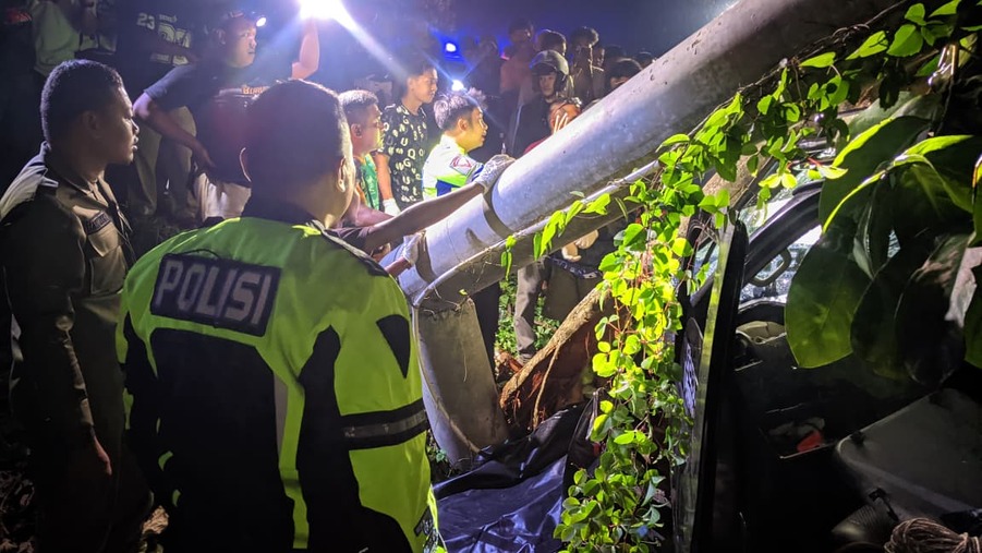 Tragedi di Jalan Lingkar Barabai, Tiga Nyawa Melayang Setelah Pick Up Tabrak Warung