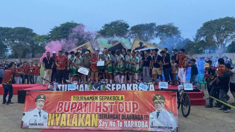 Bhaskara x Arvhuz FC Juara Bupati Cup HST 2026, Tumbangkan Panjalu United 4-1 di Final