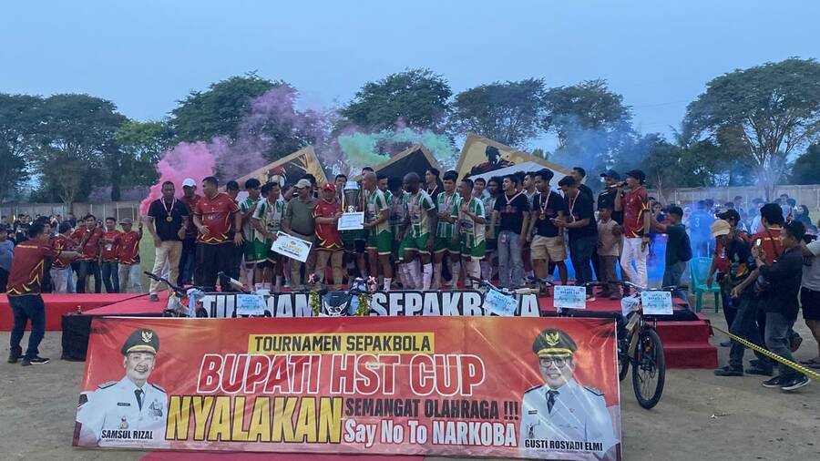 Bhaskara x Arvhuz FC Juara Bupati Cup HST 2026, Tumbangkan Panjalu United 4-1 di Final