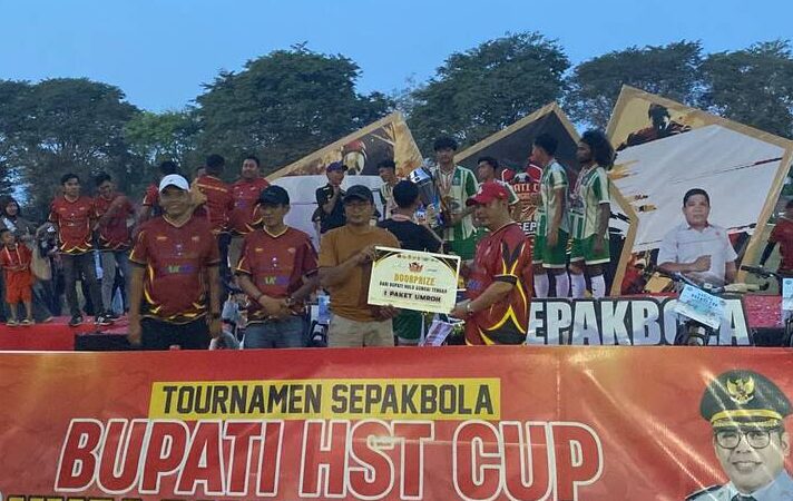 Bupati HST Resmi Tutup Bupati Cup 2026, Warga Limpasu Bawa Pulang Hadiah Umrah
