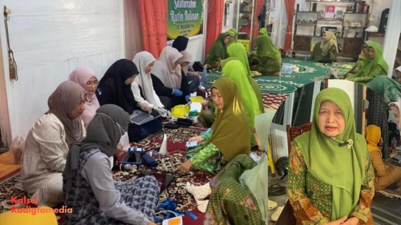 Peringati Harlah ke-80, Sinergi Muslimat NU dan Dinas Kesehatan HST Hadirkan Layanan Cek Kesehatan Gratis